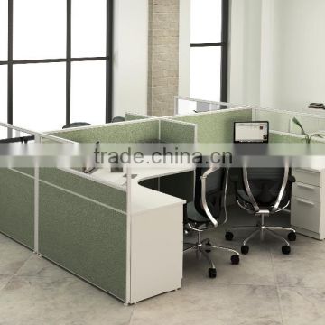 Modern wooden office workstation office partition (C-series)