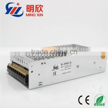 DC voltage 200w 5v 40a switch power supply,power supply 5v 40a