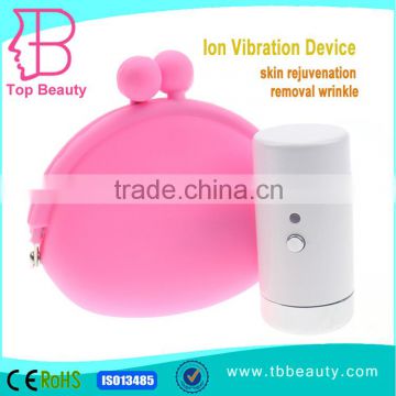 hand held mini vibrating face massager facial Ion Beauty Device