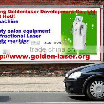 2013 Hot sale www.golden-laser.org microcurrent ultrasonic golden spoon facial massag