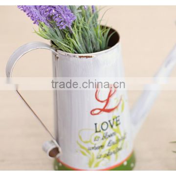 china top sell coloful decal cute galvanized metal watering can