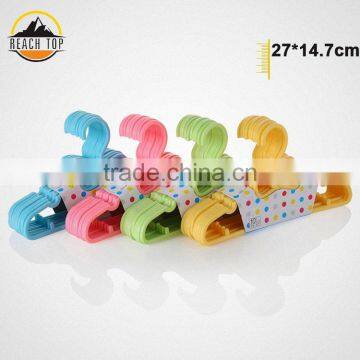 Child Plastic Hanger Bowknot Hanger Baby Clothing Hangers