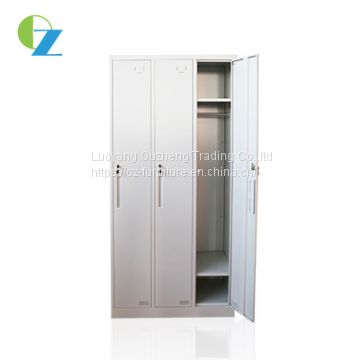 Modern design factory direct sale 3 doors storage steel locker