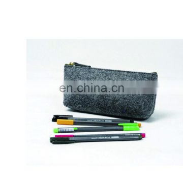 customized shape textile pencil pouch promotional felt penil bag laptop sleeve