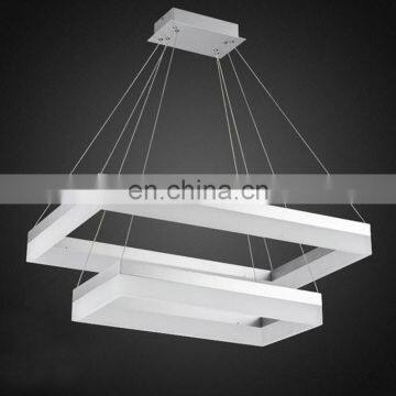 rectangular box acrylic LED lights living room bedroom pendant lights for restaurant