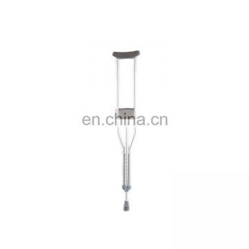 Thickened non slip stainless steel underarm medical crutch adjustable lifting crutch underarm crutch