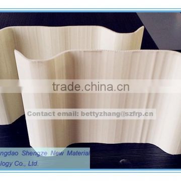 FRP roof sheet/exported quality 3mm corrugated roofing sheet/ grp building panel