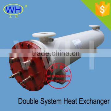 Titanium 'U' tube PP shell heat exchanger shell tube cooler heat exchanger