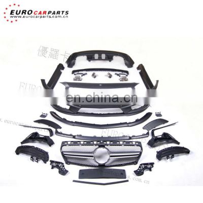 A45 body kits fit for  A-CLASS W176 A180 A200 A250 to W176 A-style PP material body kits for W176