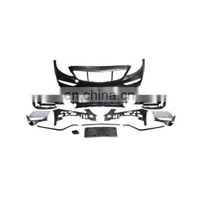 19-20 For Mercedes-Benz C Class W205 Reftted For C63 AMG style body kit bumper