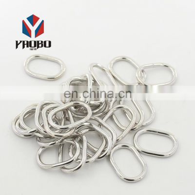 Popular Bag Accesseries High Quality Metal Rings Rectangle oval Ring