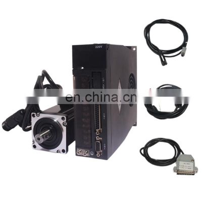 220V 2.4N.M 750W 3000RPM 90ST-M02430 Motor Set AC Servo Motor With Drive For Sewing Machine