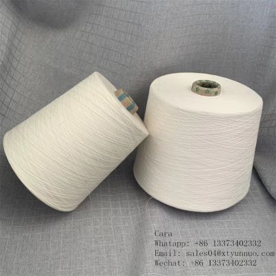 Bamboo Fiber Bamboo Yarn Raw White Spun Yarn For Knitting Raw White 32/2 Yarn