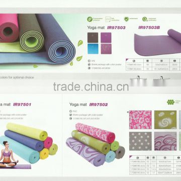 Alibaba Express Eco Full Colorful Printing Tpe Yoga Mats