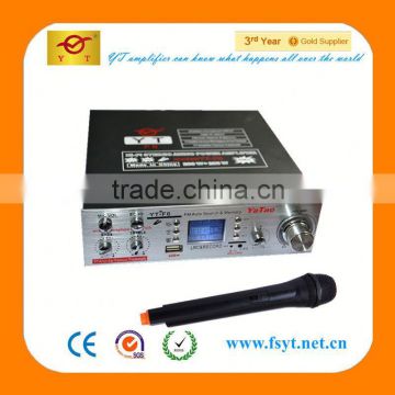 Powerful 12v booster amplifier YT-F6 with Karaoke