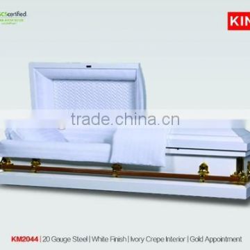 KM2044 metal corner ataude casket