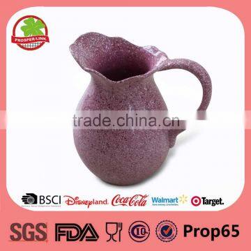 Wholesale New Ceramic Pink Marble Finish Pitcher