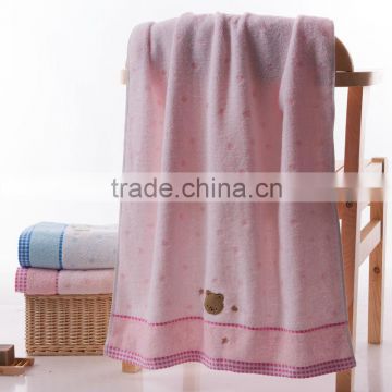 100% certified organic winnie embriodered cotton towel set