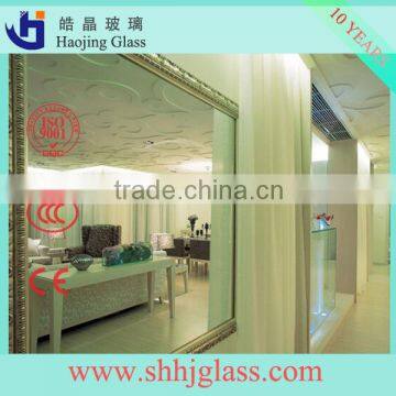 HAOJING patterned mirror glass with good quality