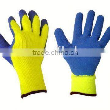 New coming gardening glove with good quality latex palm coated cotton work glove GL2072