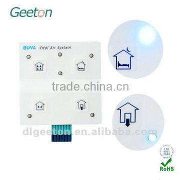 Chinese PET Tactile Metal Dome LED Membrane Switch Keypad
