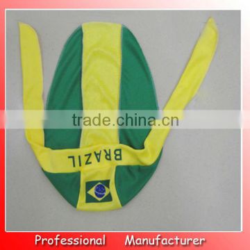 Hot selling spandex bandana,Brazil flag bandana,wholesales bandana