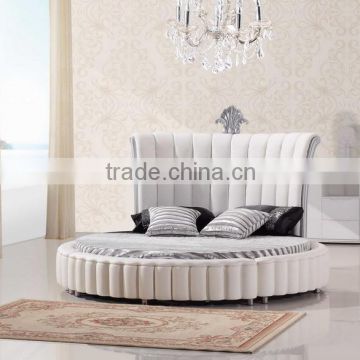 Round Bed, Leather Bed, Fashional Bed