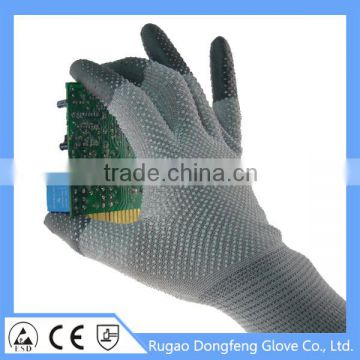 Labor Gloves Anti-static Glove ESD Working Glove PVC Dotted Gloves