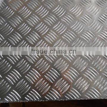 0.2~5mm 3 bar embossed aluminum sheet five bars aluminum sheet