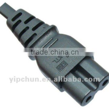 Chinese CCC approved 2.5A 250V C7 Connector