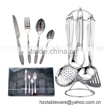 Stainless Steel Spoon Set and Fork