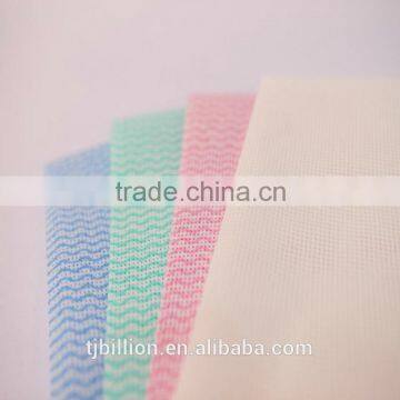 New products on china market red color printing spunlace nonwoven cloth