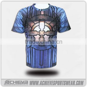 custom xxxl t-shirt, sport mens polyester spandex t shirts