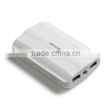 SCUD portable charger power bank 6600 mAh with Lithium polymer cell