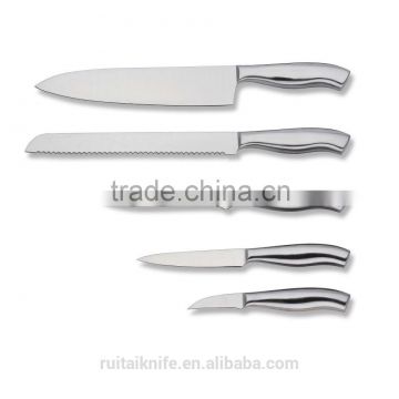 High quality royal stainless steel funny kitchen knife set