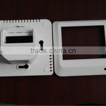 Touch screen Plastic enclosure with large LCD for thermostat