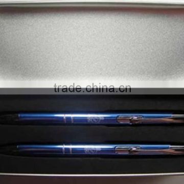 2015 Hot Selling aluminum Pen Set with metal box