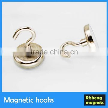 Pot magnet with hook Neodymium hook magnet Chinese factory magnetic with hook