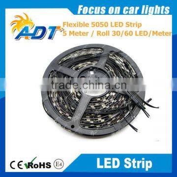 2016 Hot sale Waterproof 12V 5M flexible 5M 300led 5050 smd led strips lighting