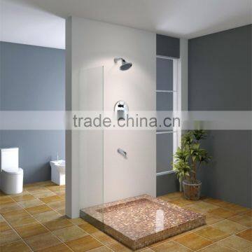 In Wall Mounted Rainfall Fashionable Brass Concealed Shower