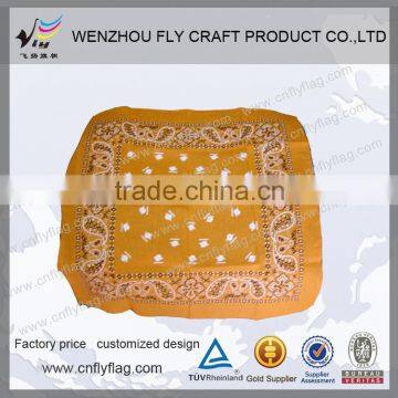 High quality promotional 100% cotton bandana with great price