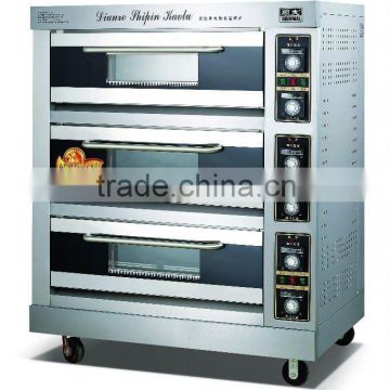 electric bakery deck oven bread making machine(3 decks 6 trays)
