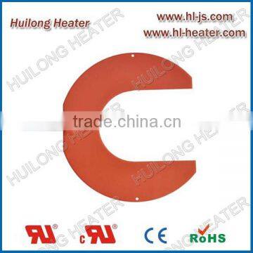 U type silicone heater for Security Application