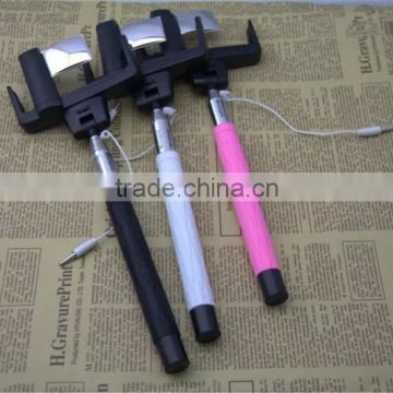 2015 New Products Colorful Extendable Camera Selfie Stick Handheld Monopad for Smartphone, Wholesale Selfie Stick D09
