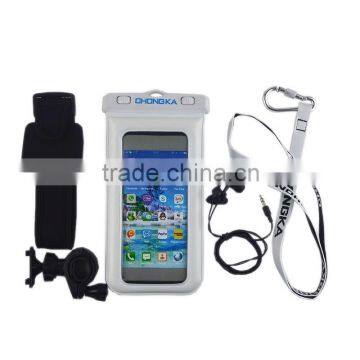 Cellphone Waterproof Pouch Bag W/Bicycle Mount Holder For Samsung Galaxy S6/Edge