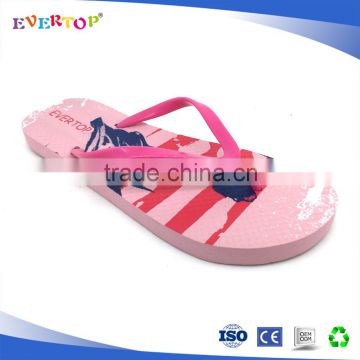 Factory custom wholesale Printed Beach Pvc Slippers High quality lastest fashion women slide shoes