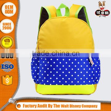 Best Design Quality Assured Oem Size Yellow Green Student Backpacks