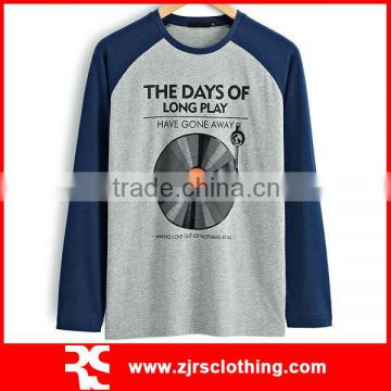 Mens Long Sleeve T-shirt Custom Printed Design T Shirt