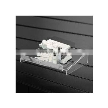 Acrylic / perspex Slatwall Display Shelf