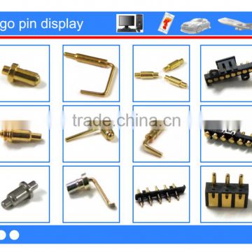 JHX high Precision gold plated brass connector pogo Pin
